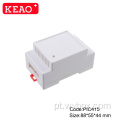 Bloco de terminais de trilho Din PIC415 caixa de controle industrial Din Rail caixa de invólucro eletrônico plástico com tamanho 88 * 55 * 44 mm